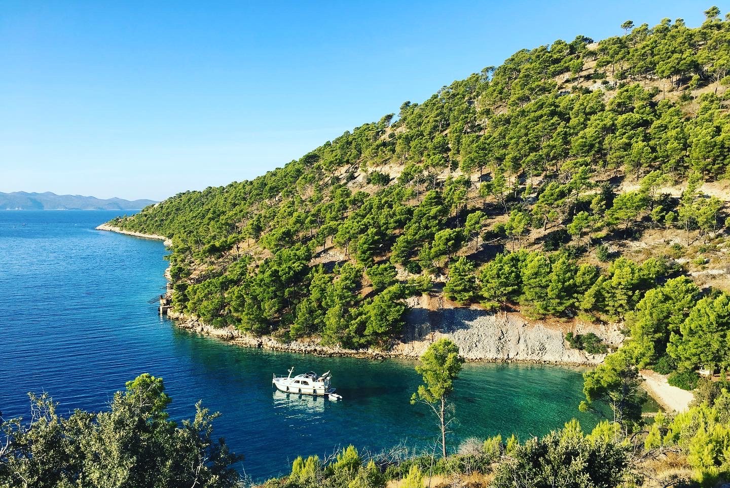 Hidden cove near Duboka, Brač Island