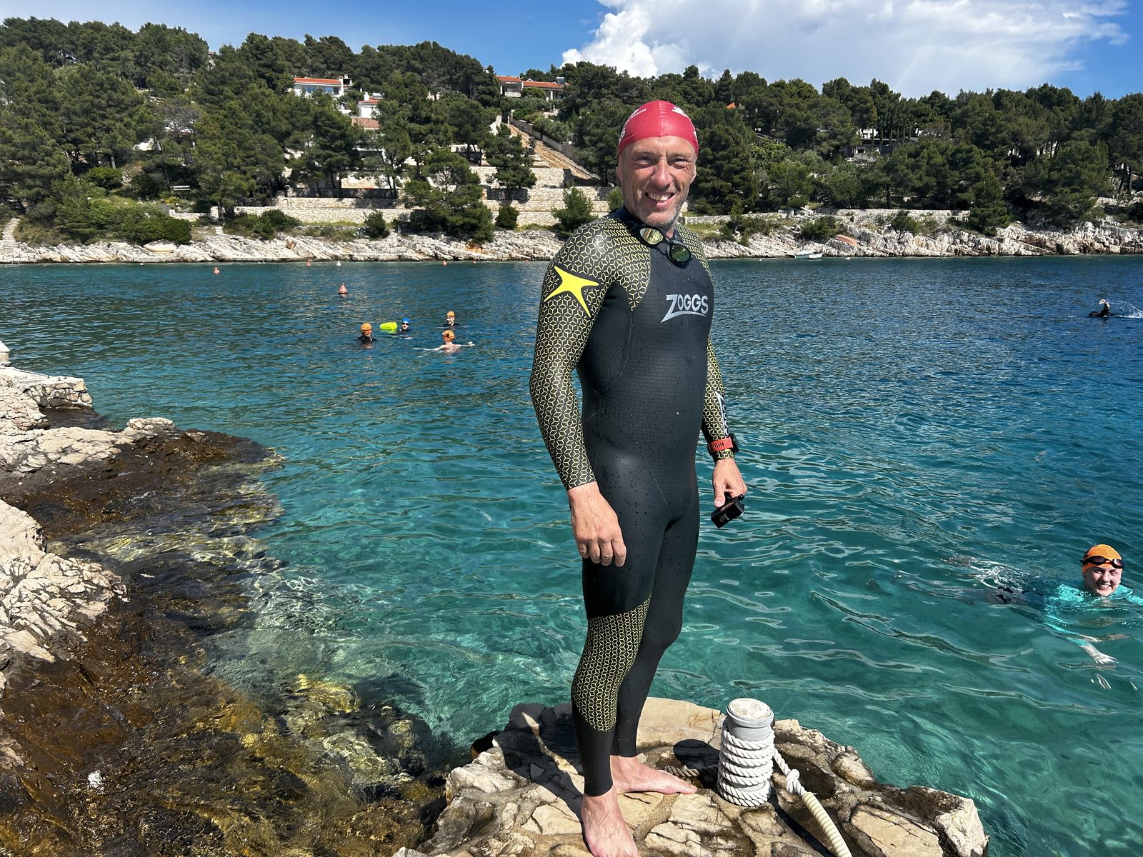 John Yelland open water swimming, Croatia