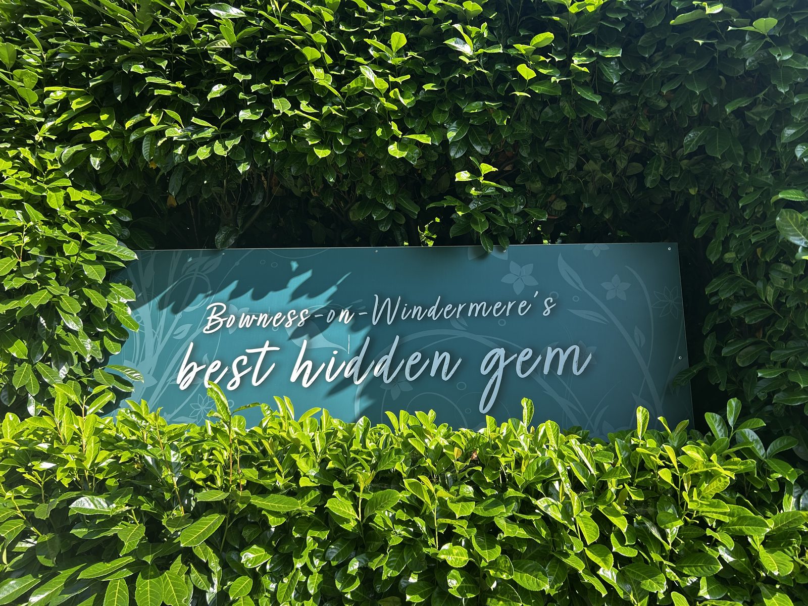 Bowness-on-Windermere's best hidden gem sign